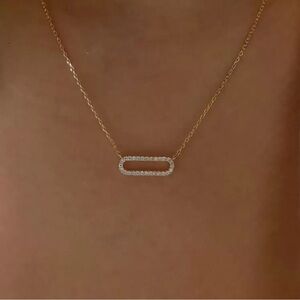 Elegant Gold and Silver Pendant Necklace